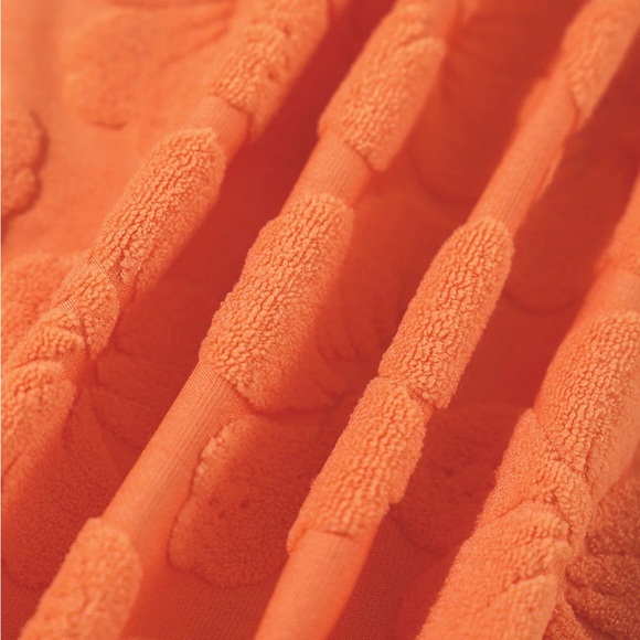 Berlook Orange Floral Jacquard Cut Out Bikini Set - Picture 10 of 11